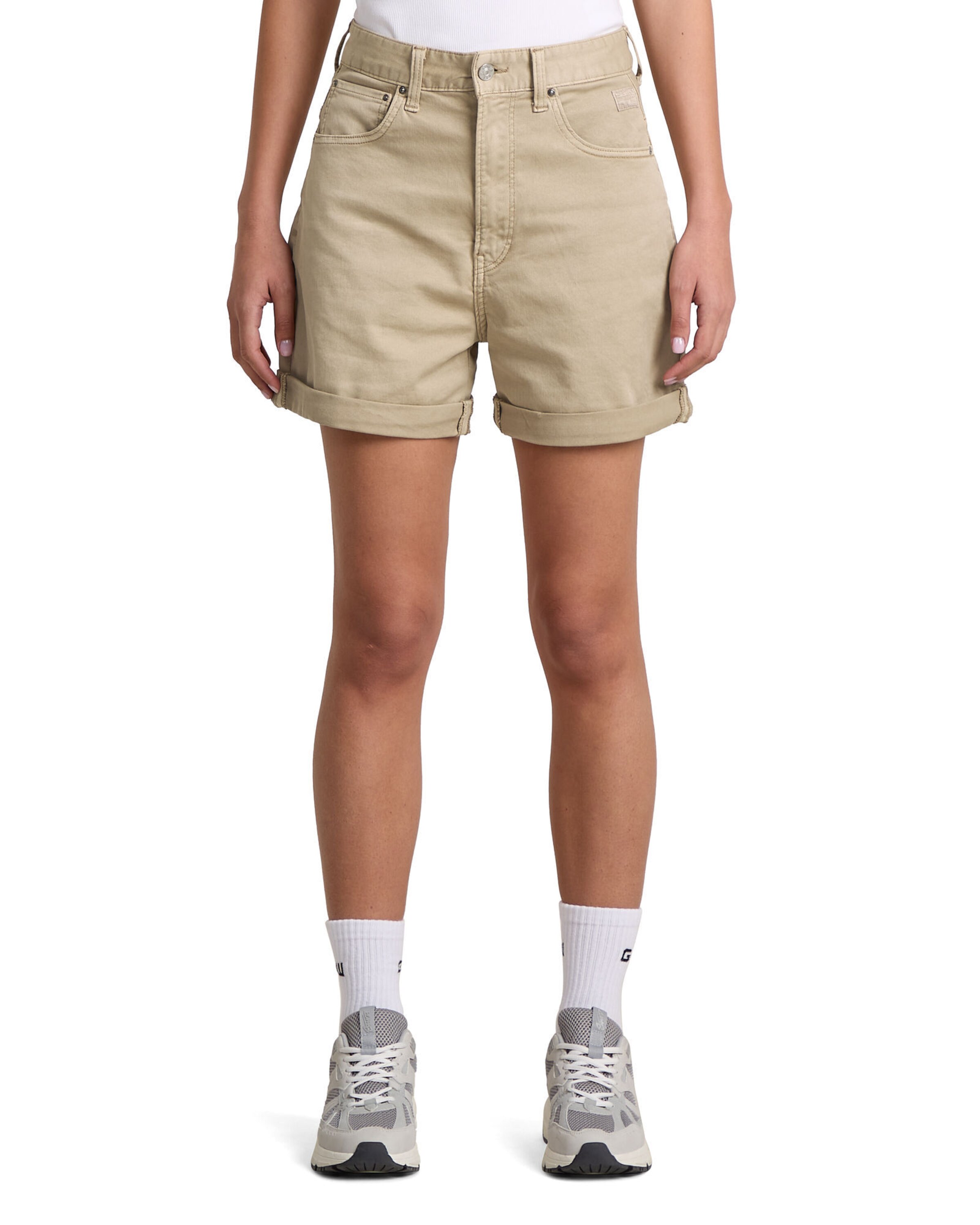 G-STAR Regular Shorts in Beige: Vorderseite