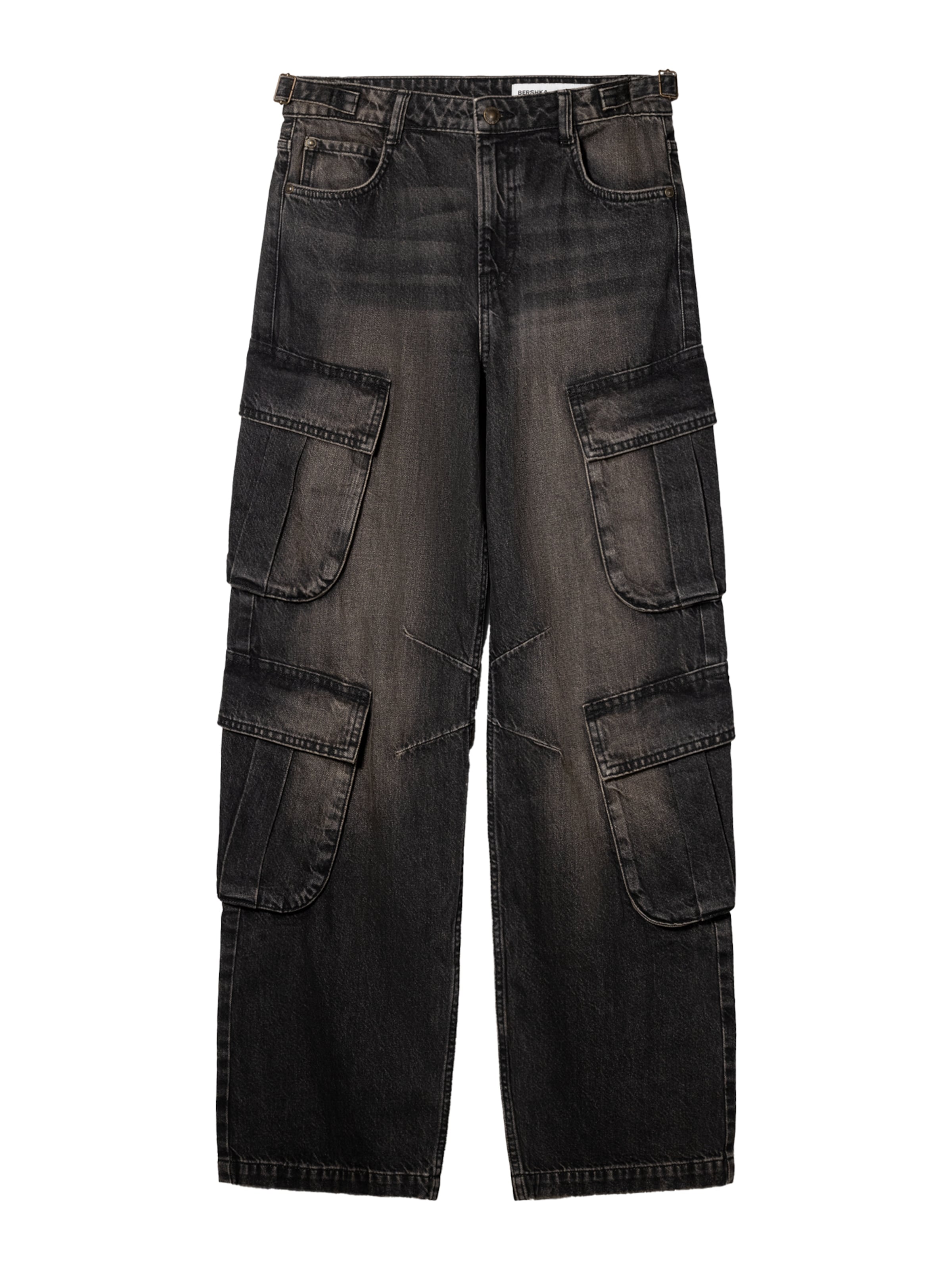 Bershka Loosefit Jeans i sort: forside