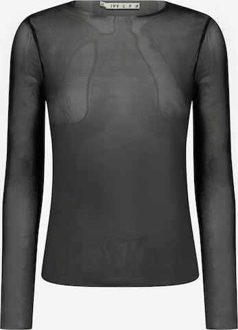 Ivy Copenhagen Shirt ' IVY-Toulle ' in Zwart: voorkant
