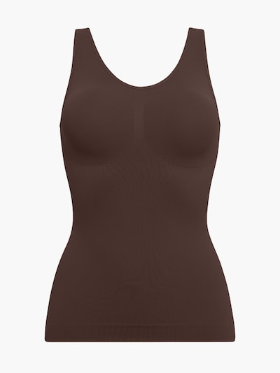 cfab by creamy fabrics Shaping Top 'Figurformendes Shapewear Tanktop' in Brown, Item view