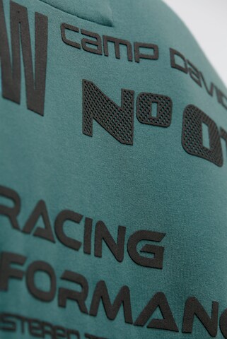 CAMP DAVID Zip-Up Hoodie in Green