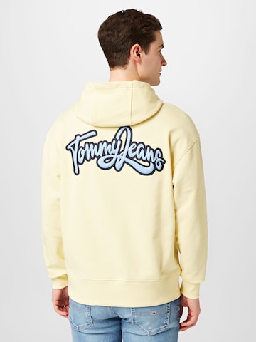 Tommy Jeans - Sudadera en amarillo