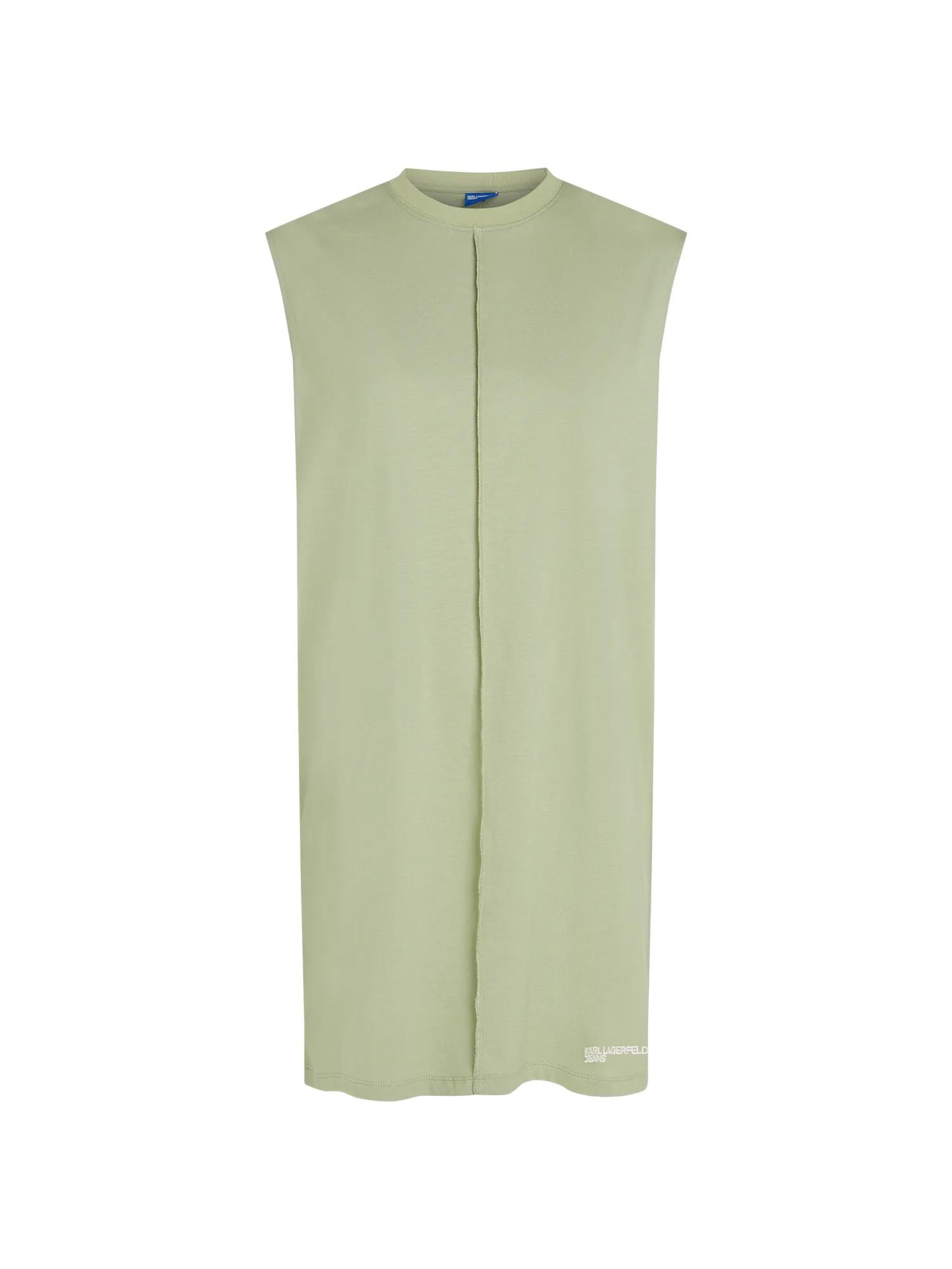 KARL LAGERFELD JEANS Jurk in Groen: voorkant
