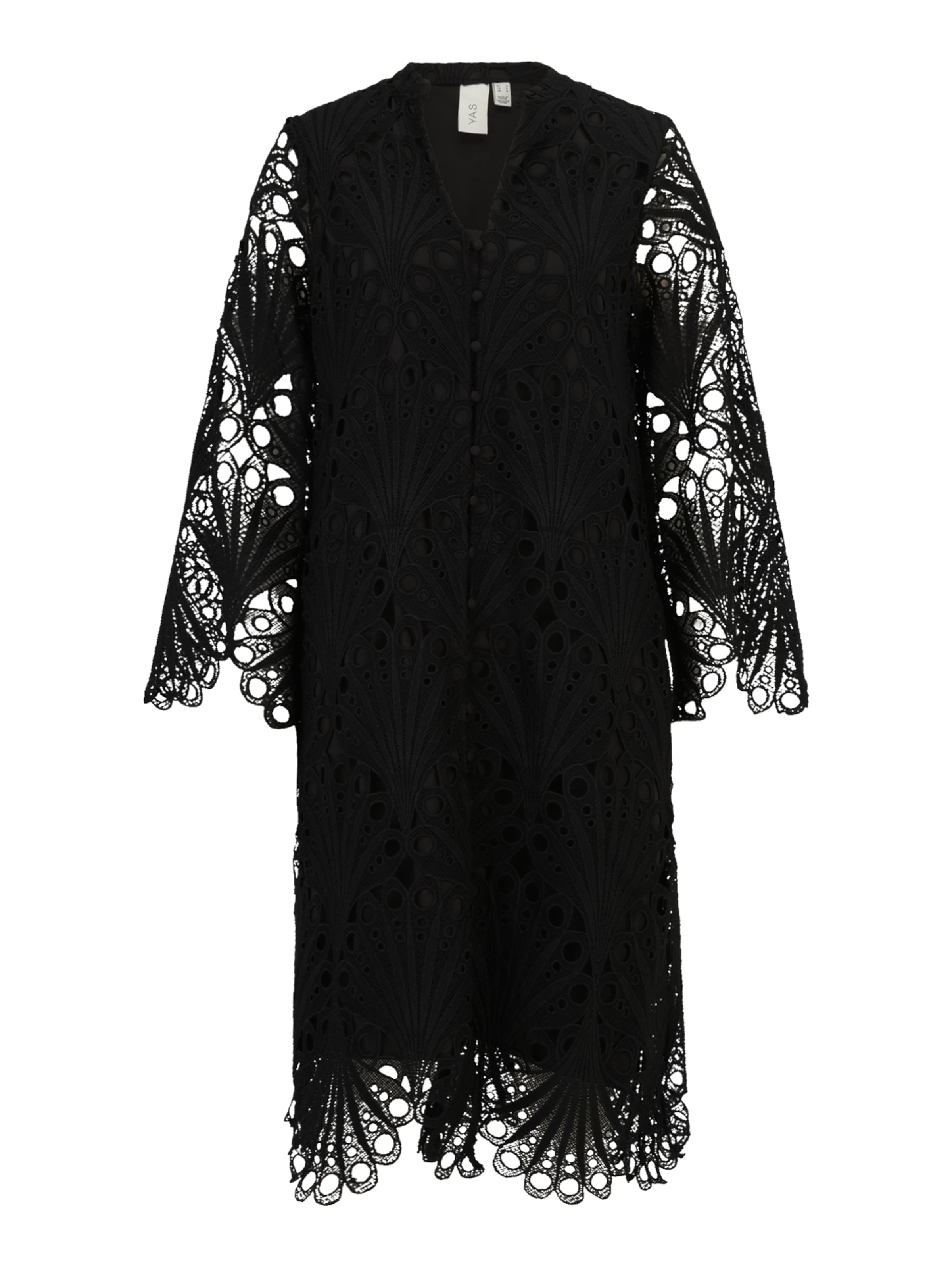 YAS Tall Košeľové šaty 'YASMOLLY' - Čierna: predná strana