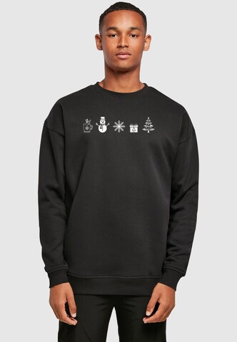 Merchcode Collegepaita värissä musta: etupuoli
