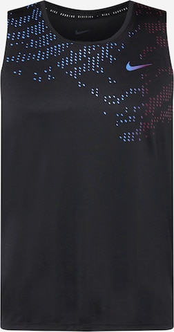NIKE Performance Shirt 'MILER' in Black: front