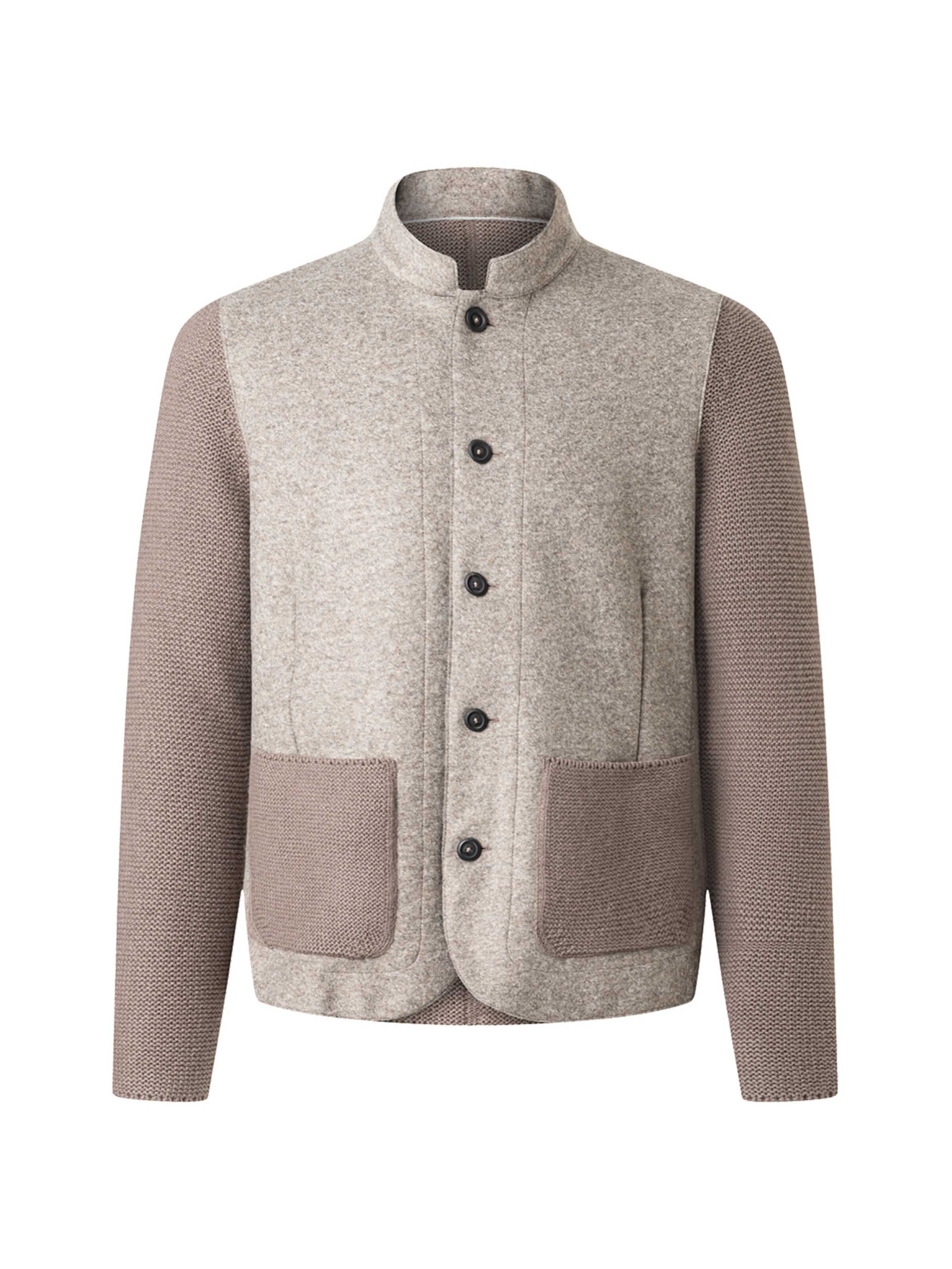 MAERZ Muenchen Knit cardigan in Brown: front