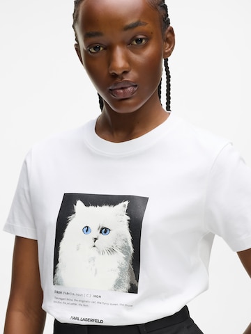 Karl Lagerfeld Shirts 'PORTRAIT' i hvid