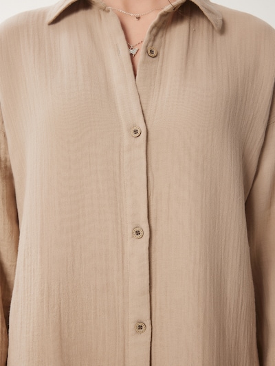 Happiness İstanbul Blusenkleid in 36 in beige, Produktansicht