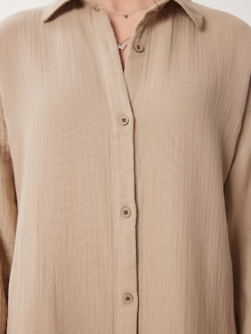 Robe-chemise Happiness İstanbul en beige