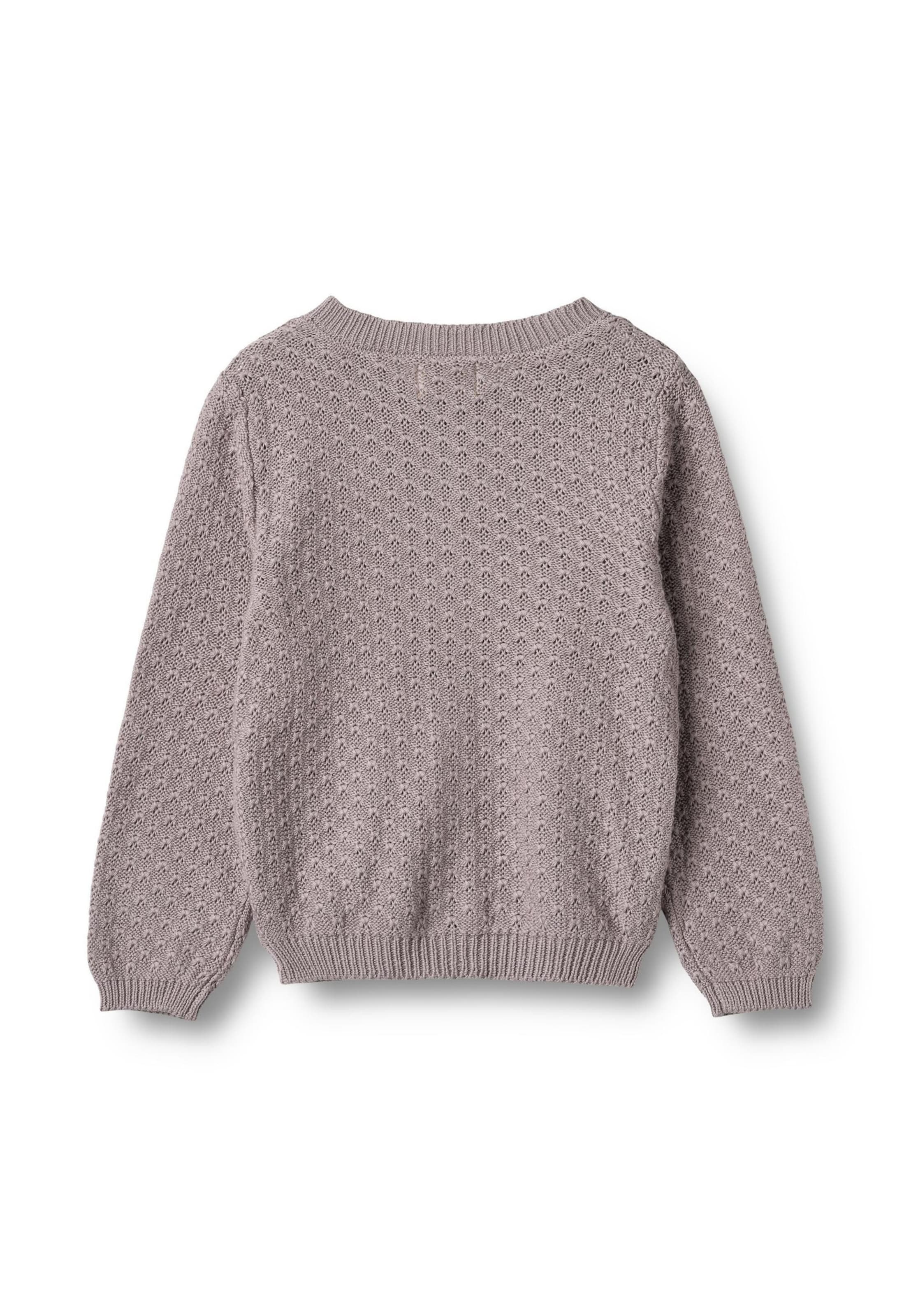 Cardigan 'Magnella' WHEAT en violet
