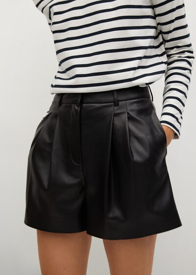 MANGO Hose 'Pauli' in schwarz, Modelansicht