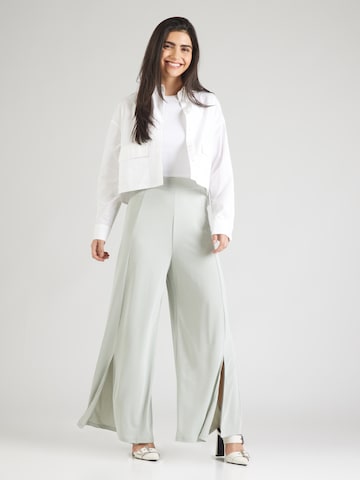 Wide Leg Pantalon 'Caro' ABOUT YOU en vert