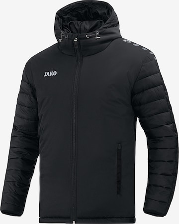 JAKO Athletic Jacket in Black: front