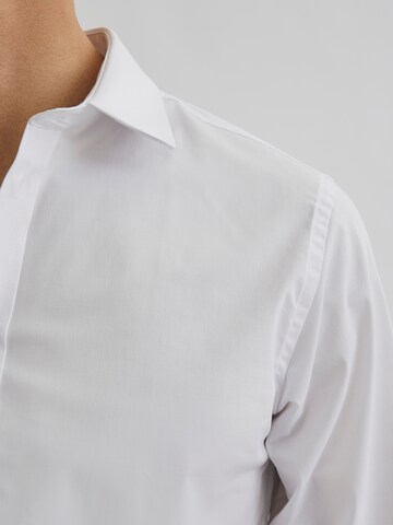 Bertoni Slim fit Button Up Shirt 'Gustav' in White