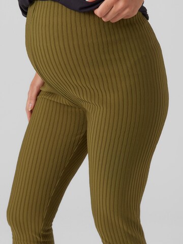 MAMALICIOUS Skinny Leggings 'EMMALINE' in Green