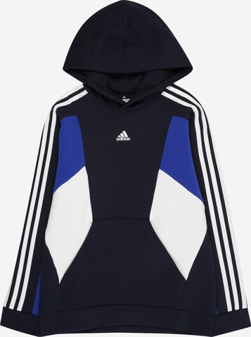 ADIDAS SPORTSWEAR Sportsweatshirt 'Colorblock 3-Stripes' in Schwarz: predná strana