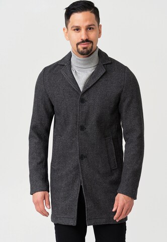 Manteau d’hiver 'Bester' JEFF en gris : devant