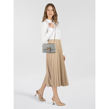 PINKO Umhängetasche 'Love One' in Grau