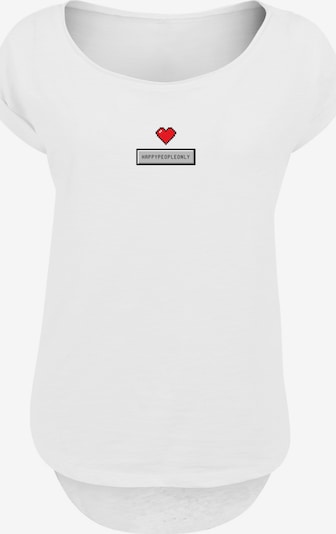 F4NT4STIC T-shirt en rouge / noir / blanc, Vue avec produit