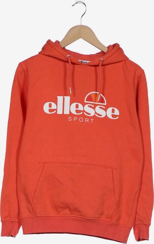 ELLESSE Sweatshirt & Zip-Up Hoodie in L in Orange: front