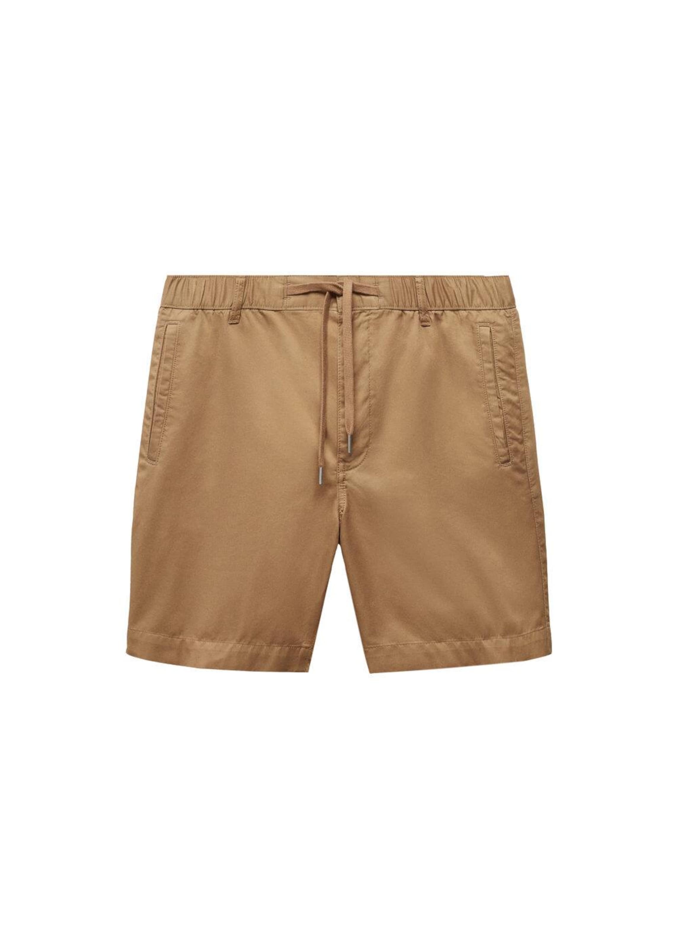 MANGO MAN regular Bukser 'Rey' i beige: forside