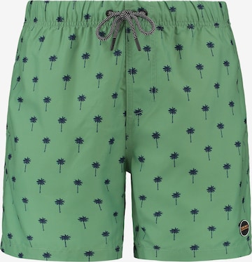 Shiwi Kratke kopalne hlače 'PALM' | zelena barva: sprednja stran