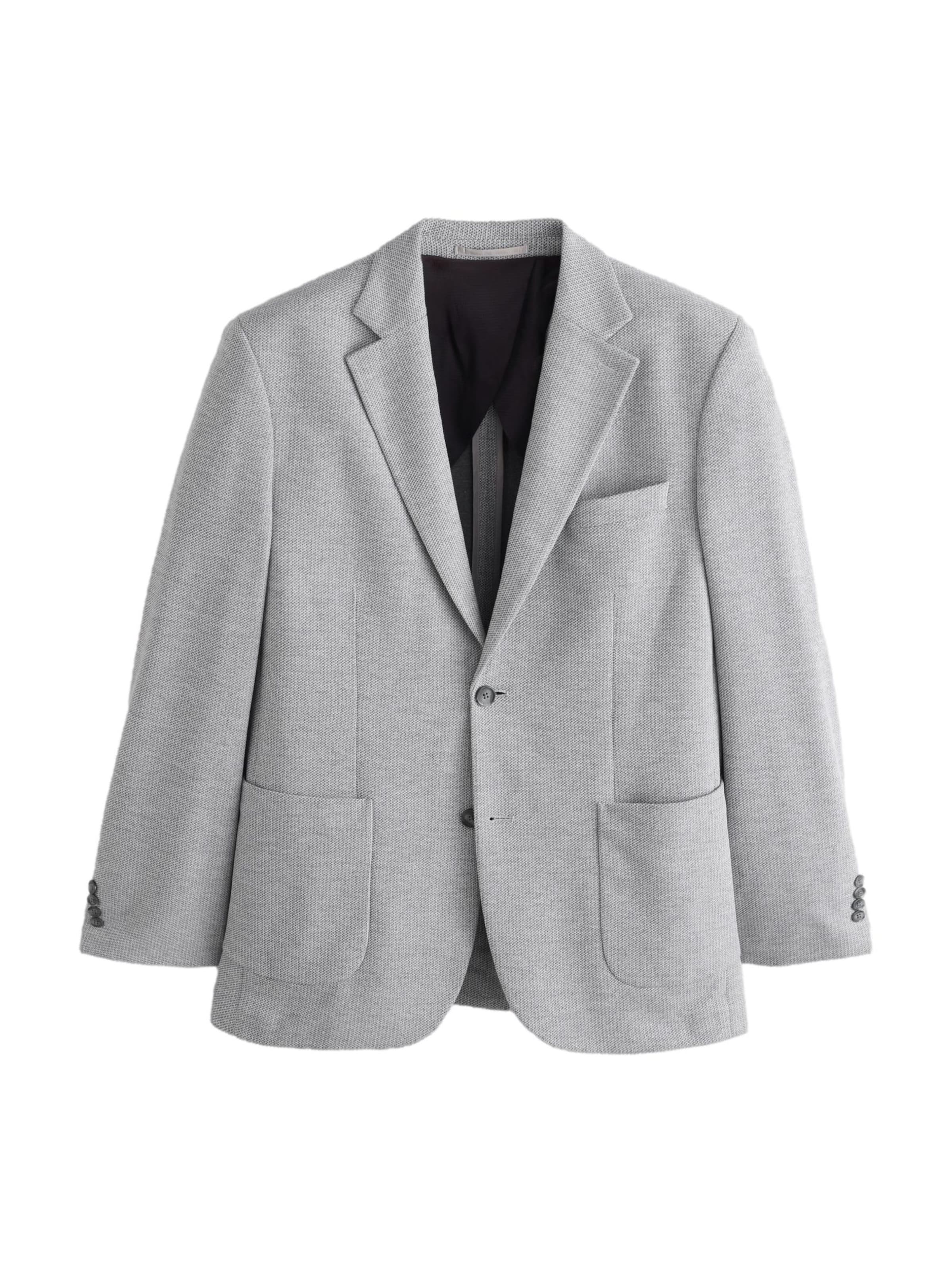 Next Slim fit Blazer in Grey: front