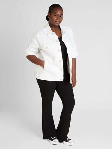 Veste mi-saison Tommy Jeans Curve en blanc