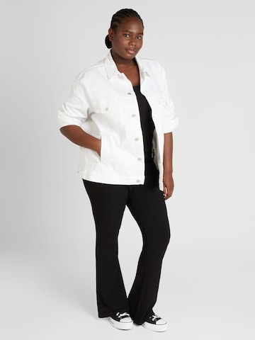 Veste mi-saison Tommy Jeans Curve en blanc