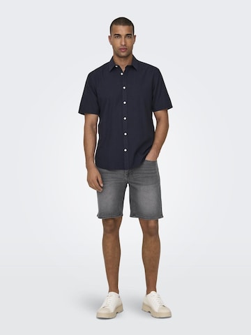 Only & Sons Regular Shorts 'WEFT' in Grau