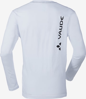 VAUDE Functioneel shirt 'Brand' in Wit