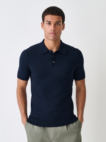 T-Shirt Next en bleu : devant