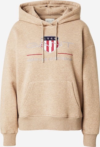 GANT Sweatshirt in Beige: front