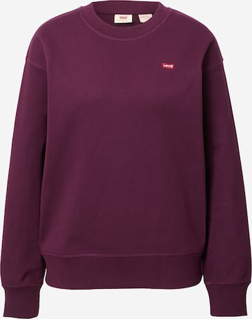 LEVI'S ® - Sweatshirt 'Standard Crew' em roxo: frente