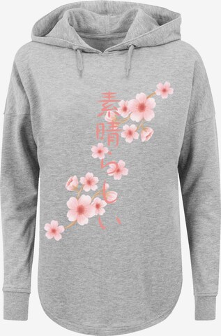 Sweat-shirt F4NT4STIC en gris : devant