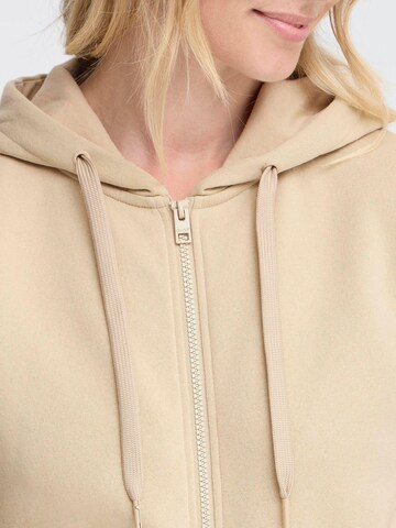 Oxmo Kapuzenfleecejacke ' OXKAREN ' in Beige