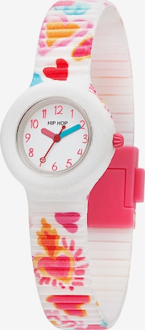 Hip Hop Horloge in Wit: voorkant
