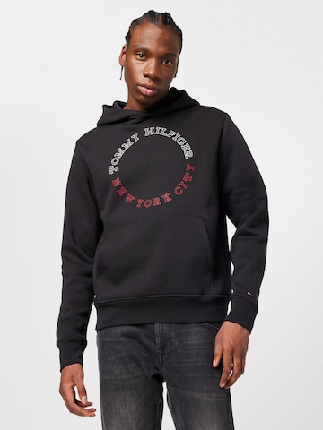 Sweat-shirt TOMMY HILFIGER en noir : devant