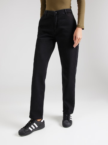 Carhartt WIP Regular Jeans 'Pierce' in Zwart: voorkant