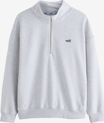 self. Sweatshirt in Grau: Vorderseite