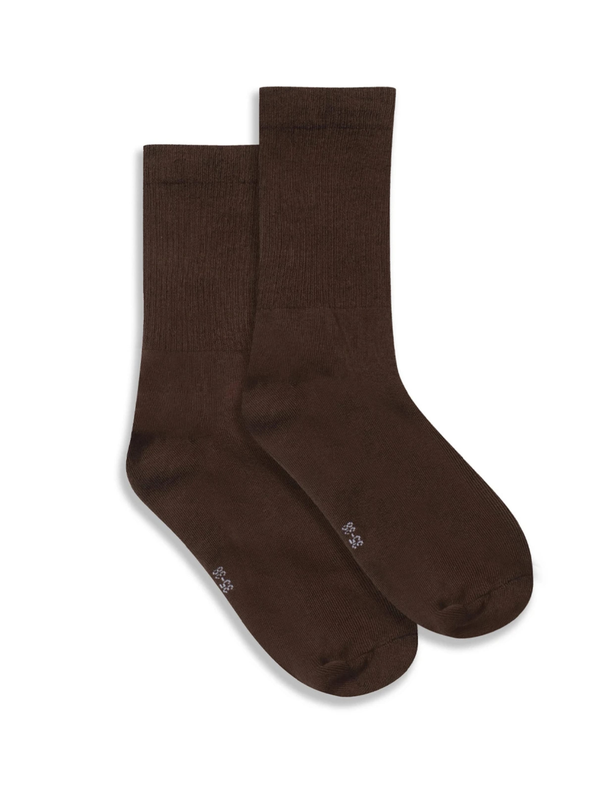 cfab (formerly creamy fabrics) Socks 'Lange Sportsocken | 4er Pack' in Brown