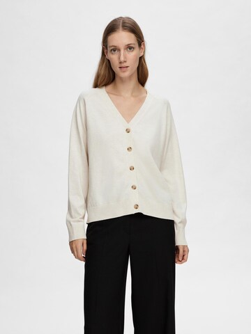 SELECTED FEMME Cardigan i beige: forside