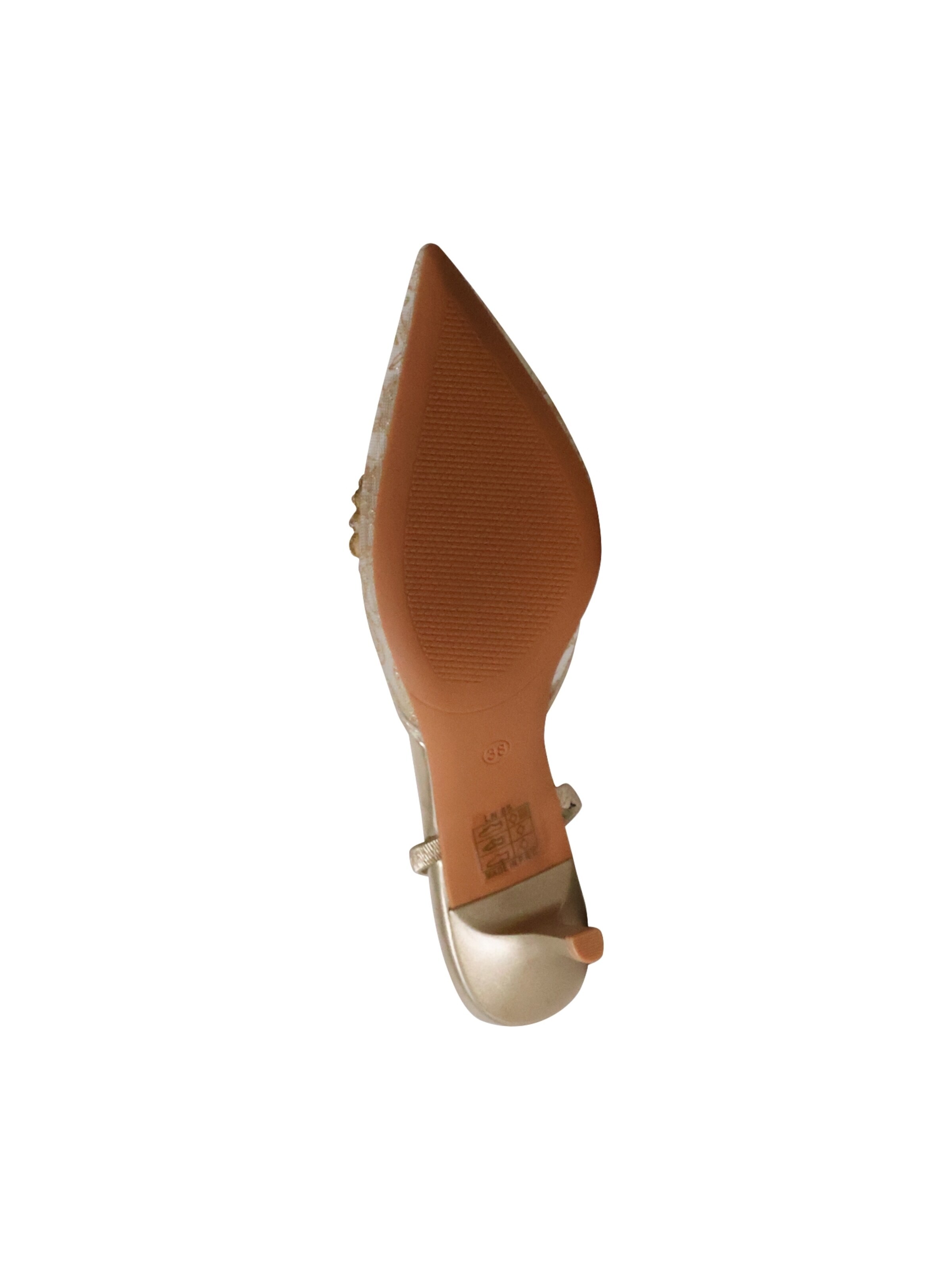 Stephan - Zapatos con plataforma 'Pumps zum Hineinschlüpfen' en oro