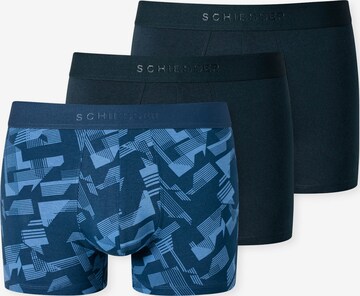 SCHIESSER Boxershorts in Blauw: voorkant