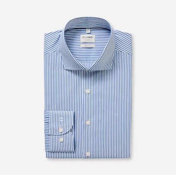 OLYMP Regular Fit Businesshemd in Blau