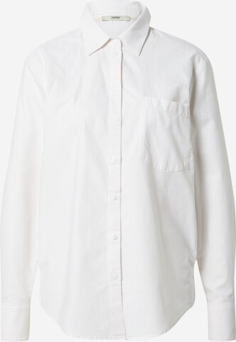 Camicia da donna di ESPRIT in bianco: frontale