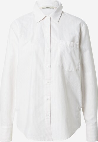 ESPRIT Blouse in Wit: voorkant