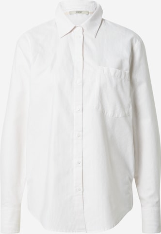 ESPRIT - Blusa en blanco: frente