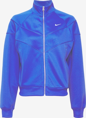 Nike Sportswear Кофта на молнии в Синий: спереди